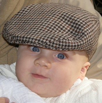 This photo of one dapper baby was taken by photographer Helmut Gevert from Bucholz, Germany.
